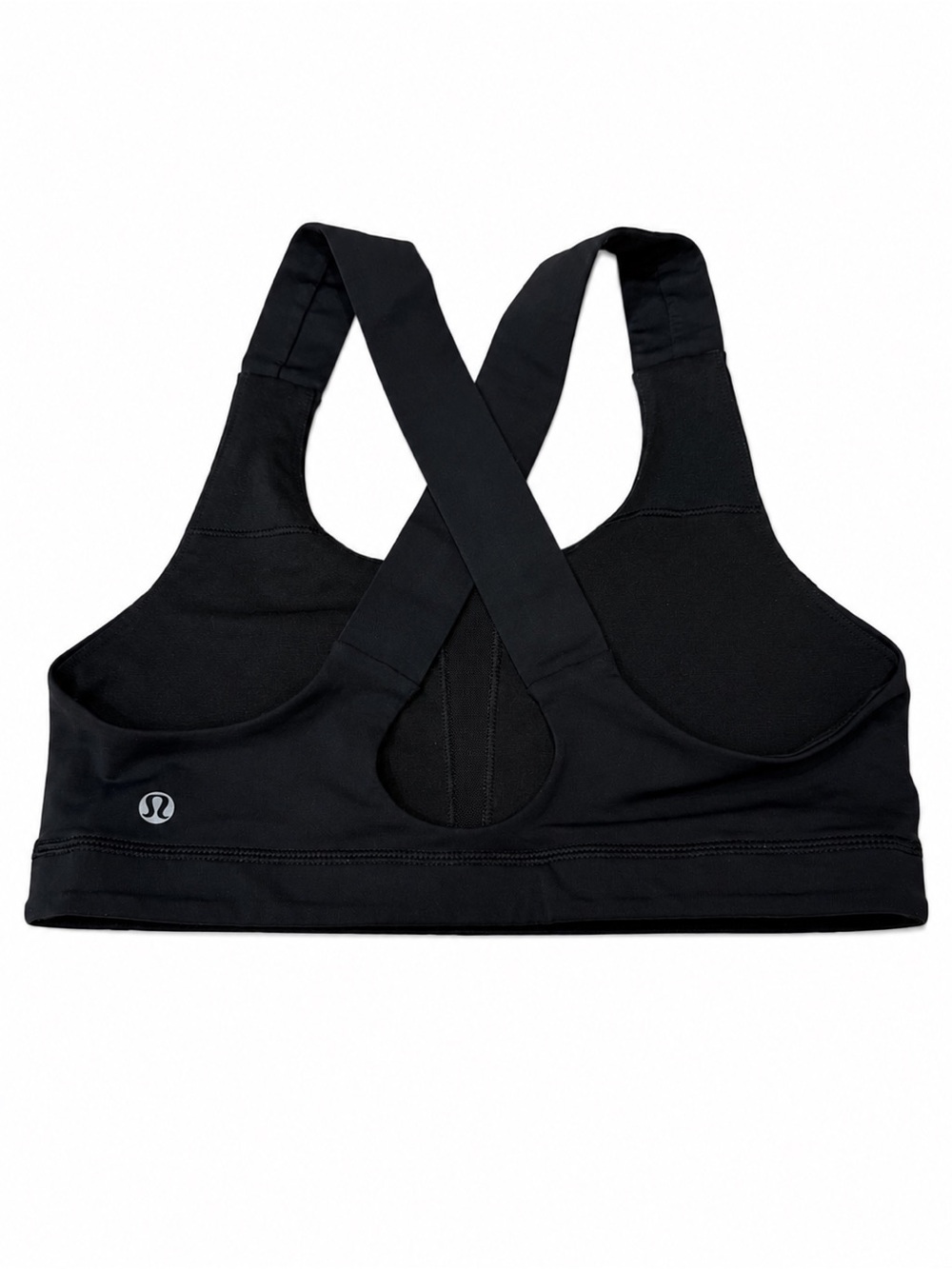 lululemon athletica Black Cross-Strap Sports Bra